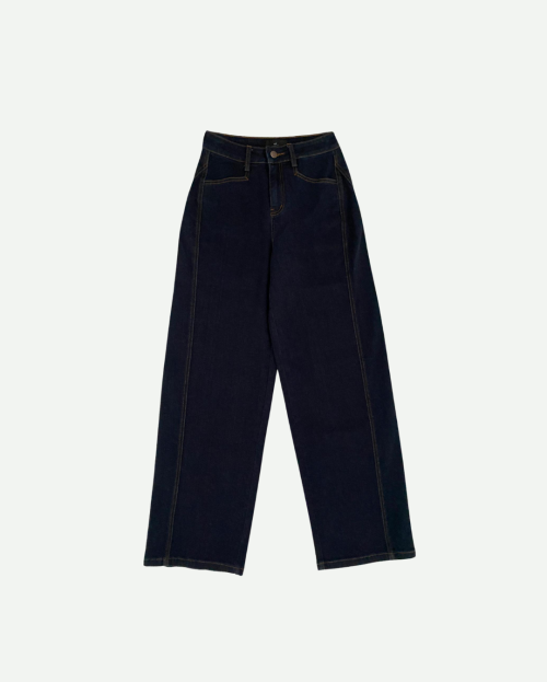 Jeans donkerbruin Shirley