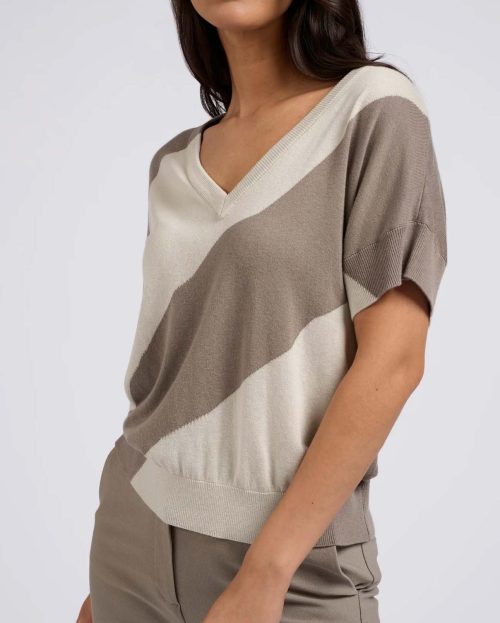 short-sleeve-sweater-with-diagonal-stripe-clay-pebble-grey-dessin_902014e1-e441-4338-a71e-7b1bdfc7e329_2878x