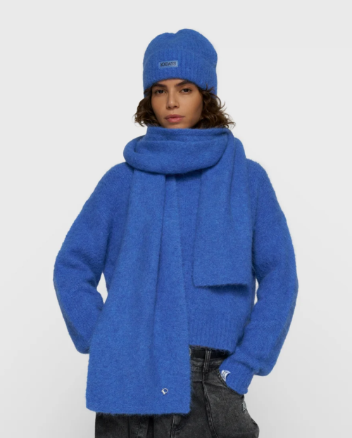 hairy knit sjaal