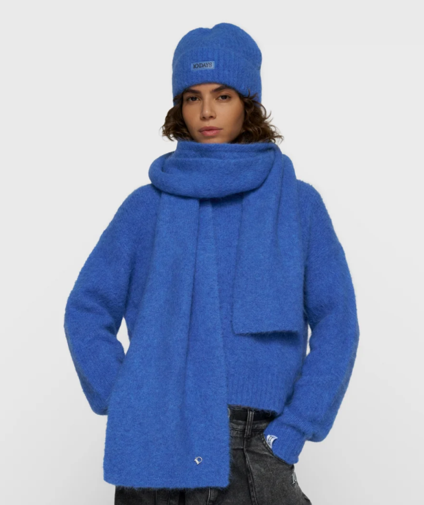 hairy knit sjaal
