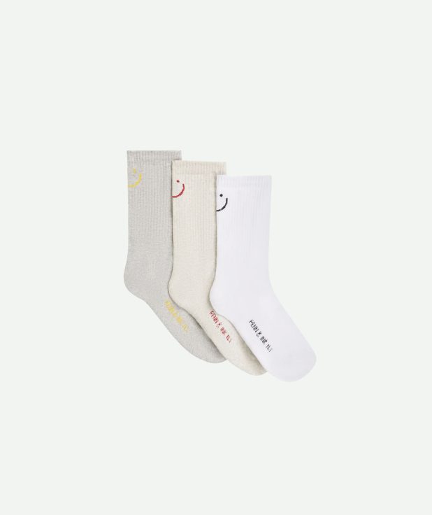Socks 3-pack Smiley Penn&Ink