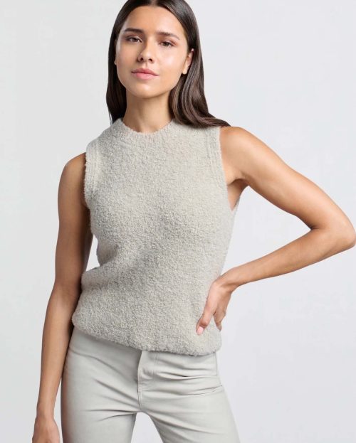 Spencer Boucle Dove Yaya grijs