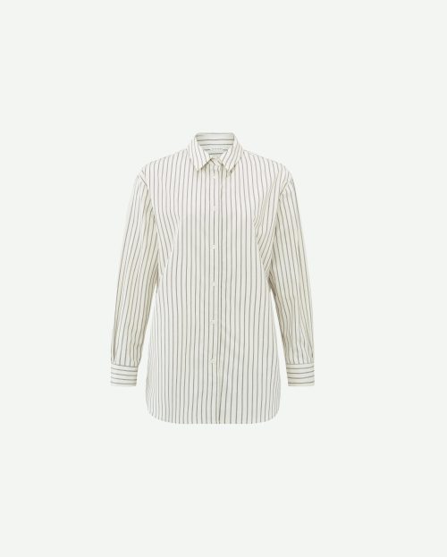 Blouse Stripe Chalk White Yaya gestreept