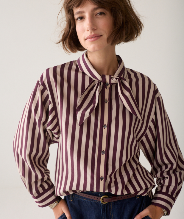 Summum 2 stripe blouse