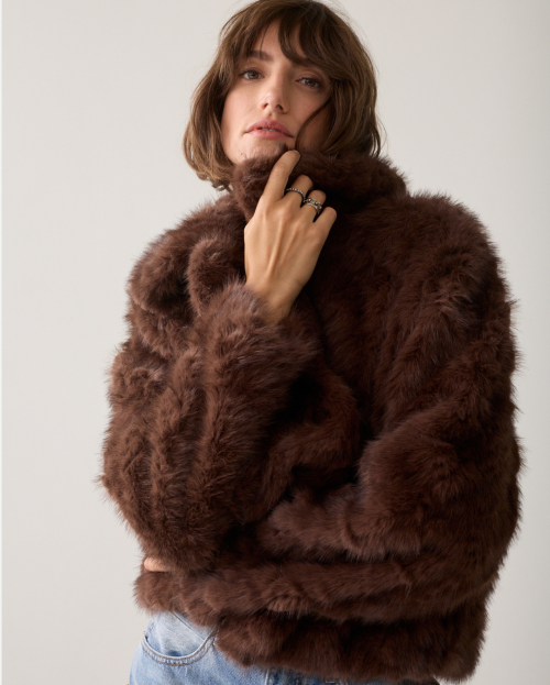 Summum jas, soft faux fur