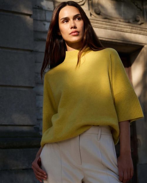 sweater-with-ribbed-three-quarter-sleeves-and-mock-neck-2_dea10fba-7732-43fc-bea7-38f9b982d349