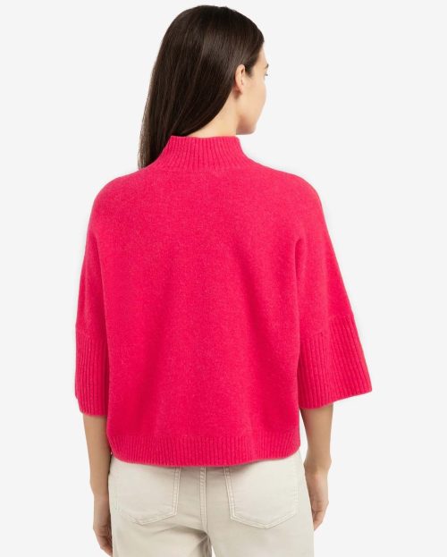sweater-with-ribbed-three-quarter-sleeves-and-mock-neck