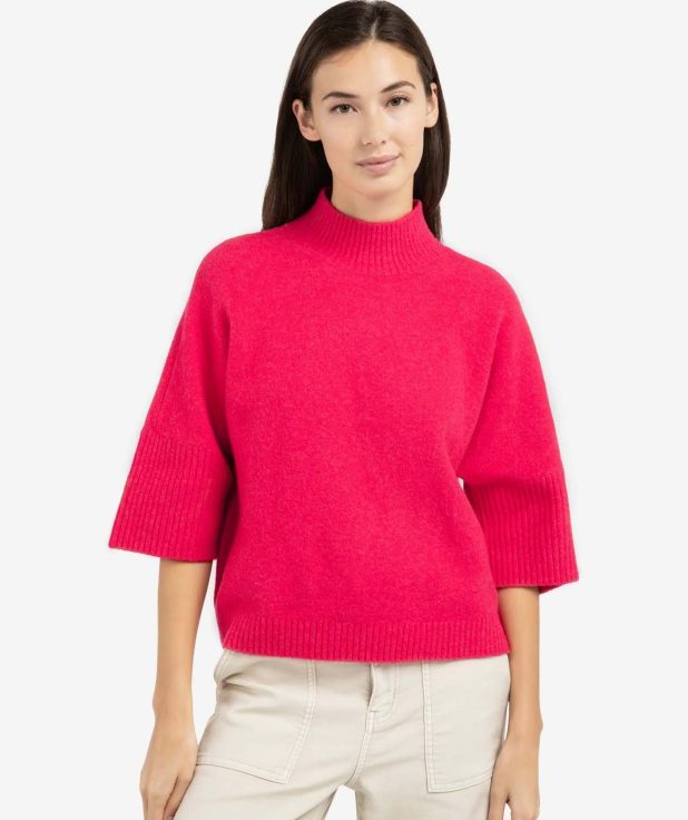 sweater-with-ribbed-three-quarter-sleeves-and-mock-neck_e01487e2-89b9-4cc0-9624-ead902c17cd4