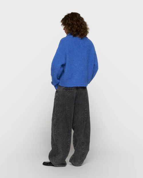 hairy knit sweater