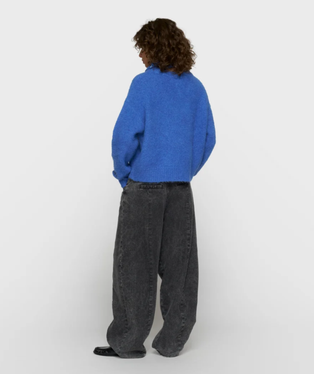 hairy knit sweater