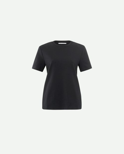 T-shirt Black Yaya zwart basic tee