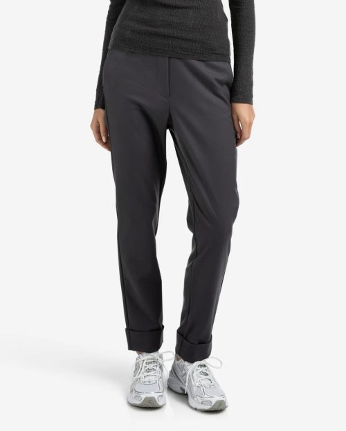 Pantalon Black Oyster Yaya zwart elastiek