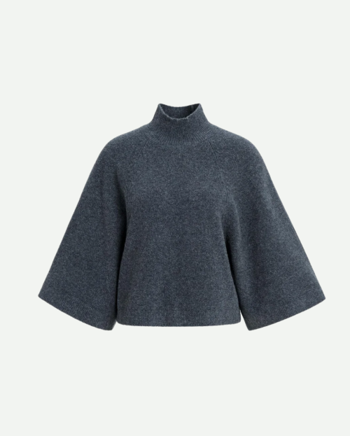 trui wijde mouw anthracite yaya