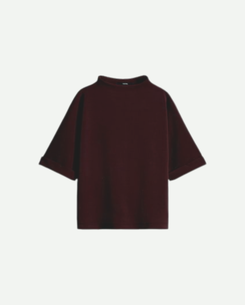 Sweatshirt van een zachte katoen-modal-mix