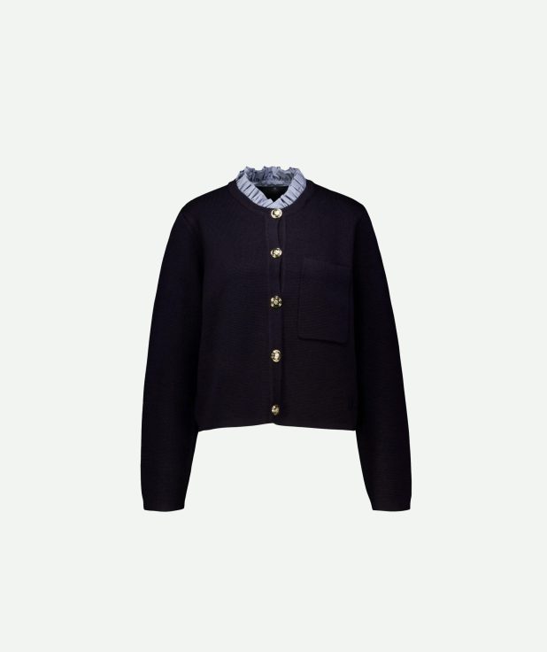 Vest Celeste With Black blauw
