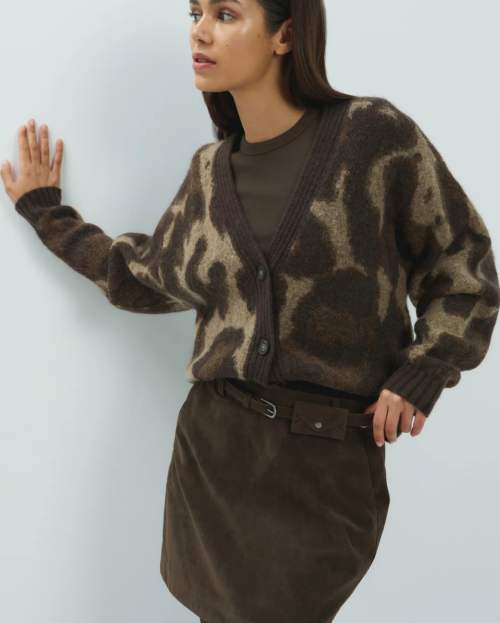 vest dessin cocoa brown yaya