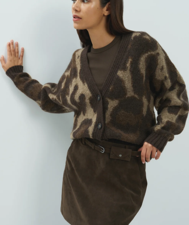 vest dessin cocoa brown yaya