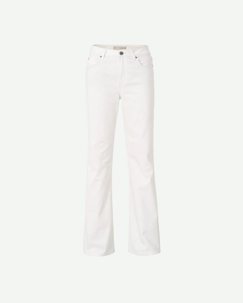 Jeans wide leg Egret off white Yaya