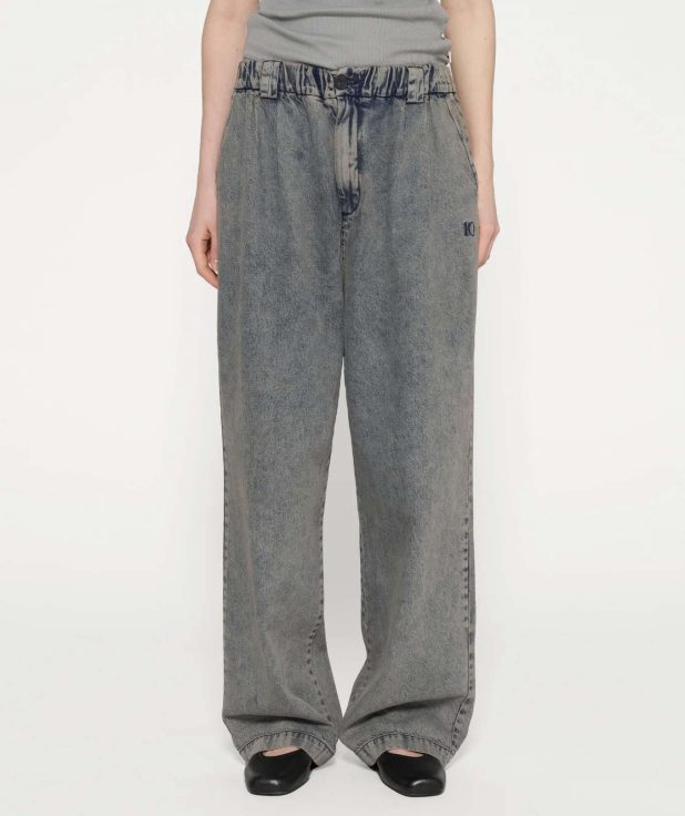 Jeans Wide Flowy Denim 10Days blauw