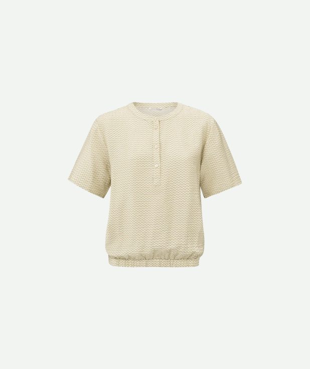 Polo Blouse Soft Grey Yaya dessin