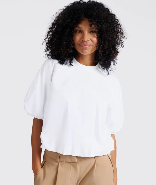 T-shirt Puffed White Yaya