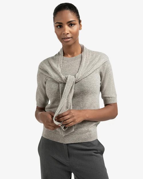 Sweater Brownish Grey Yaya grijs bruin