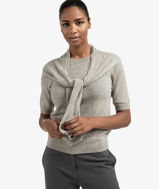 Sweater Brownish Grey Yaya grijs bruin