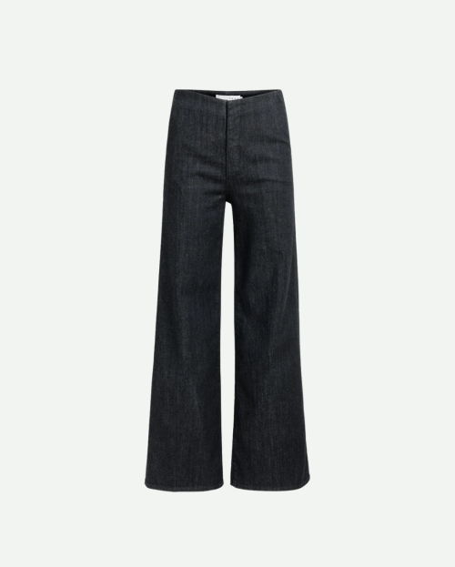 yaya -Denim pantalon met wijde pijpen