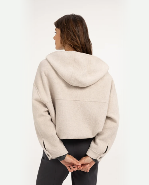 yaya Oversized jas pure cashmere