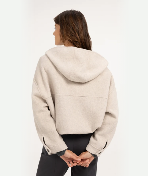 yaya Oversized jas pure cashmere