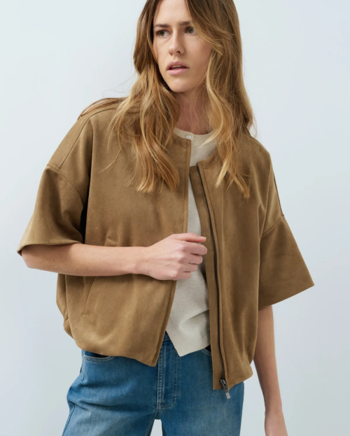 Suede jasje YAYA