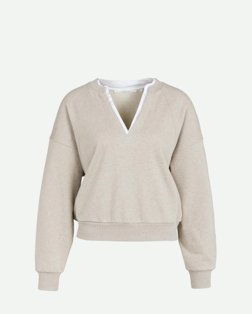 Sweater V-hals Grijs YAYA