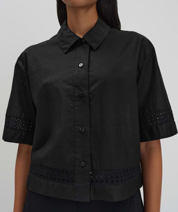 Blouse Zerie Zwart Someday broderie